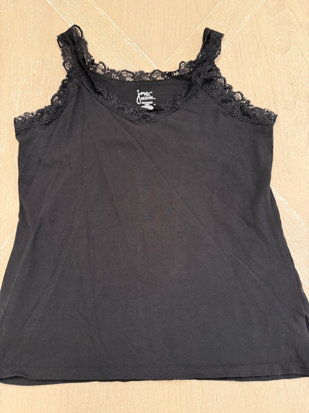 Old Navy Yellow Racerback & Black Lace Trim Tank Set 1X/XL - Picture 2 of 8